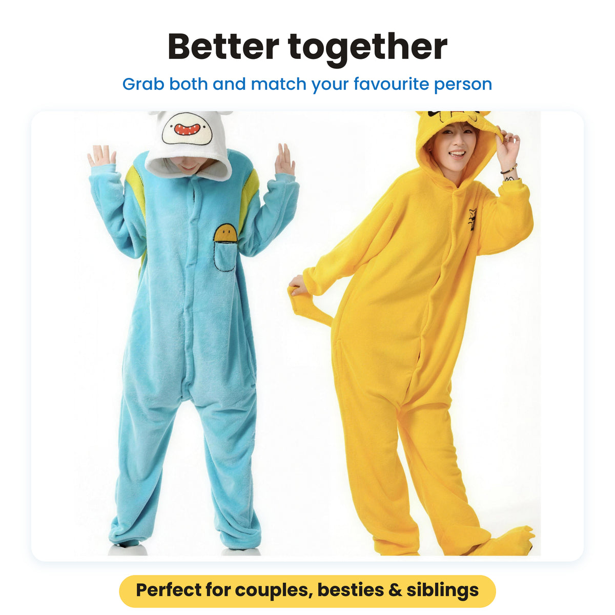 Snugventure™ – Finn & Jake Matching Onesies